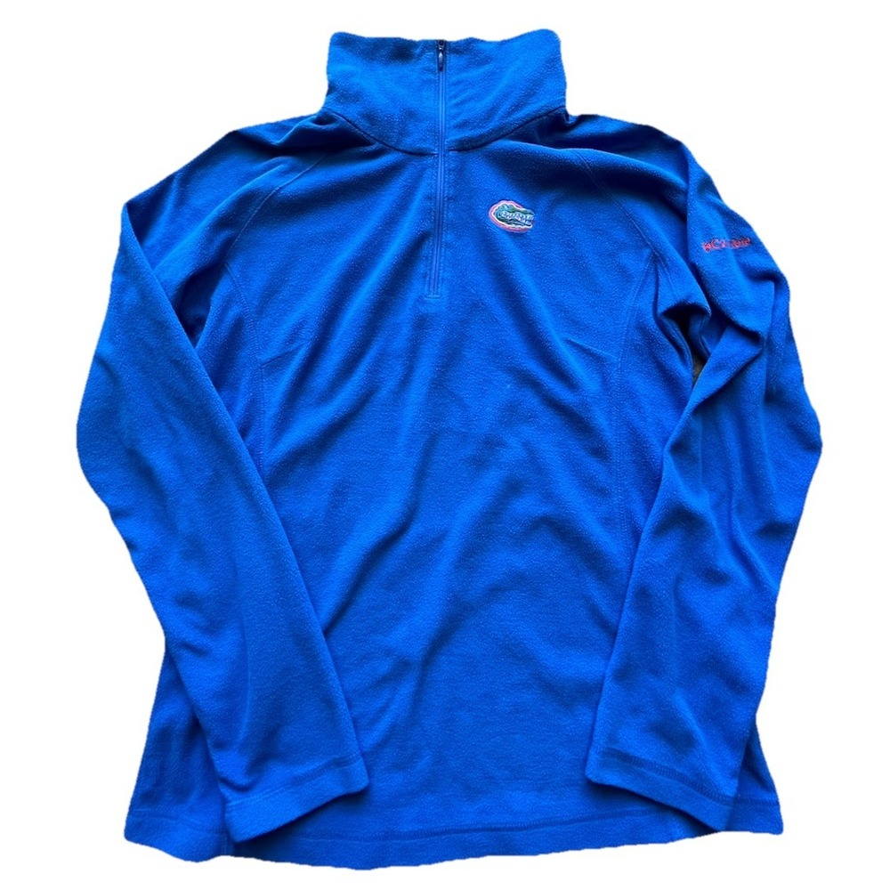 Womens Columbia Florida Gators Fleece Zip Up Jacket‎ Size Medium M Blue